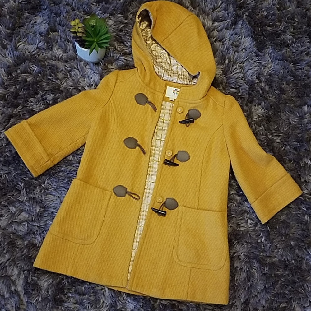 Forever 21 3/4 sleeve pea coat